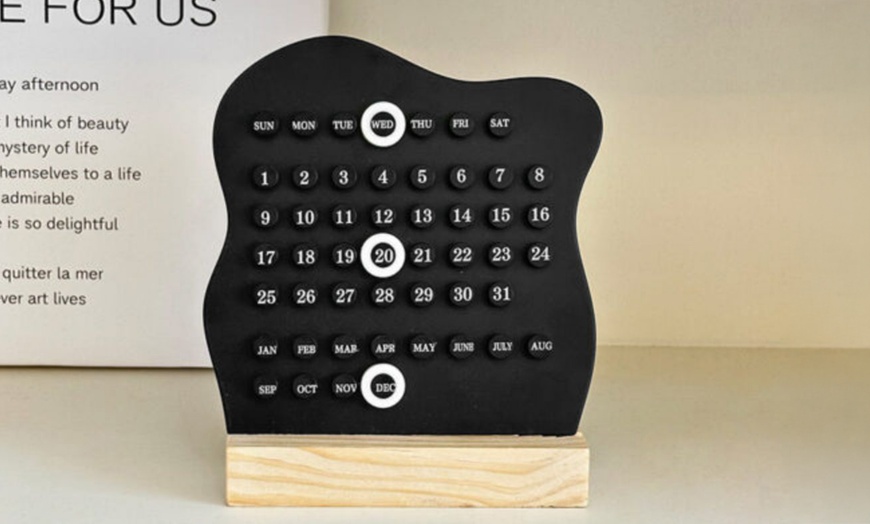 Image 2: DIY Ring Toss Perpetual Calendar