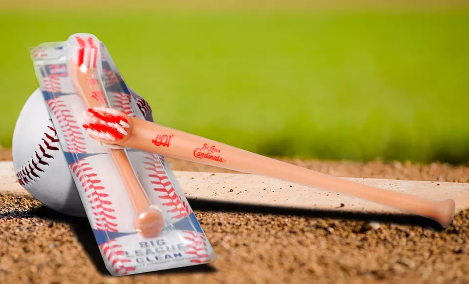 $6.99 for a 2-Pack of Pursonic MLB Baseball Bat Toothbrushes ($19.98 List Price). Multiple Teams Available. - Primary Image