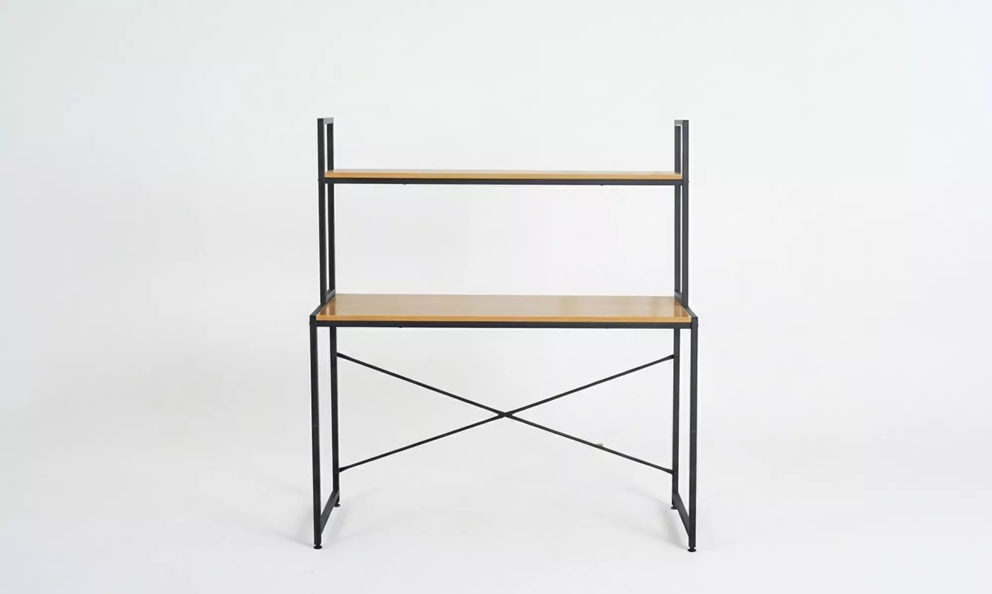 Bureau Sampur avec étagère industriel