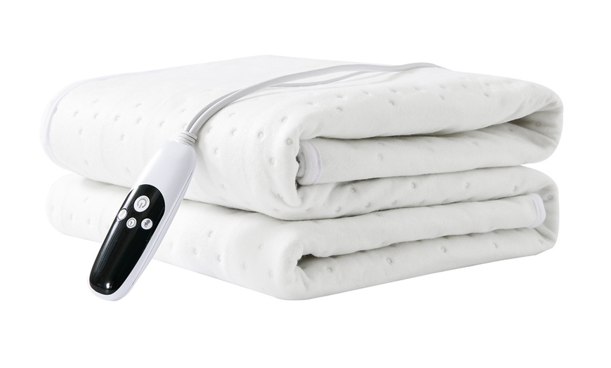 Image 3: Kono Electric Blankets Skin-Friendly Heated Blanket 