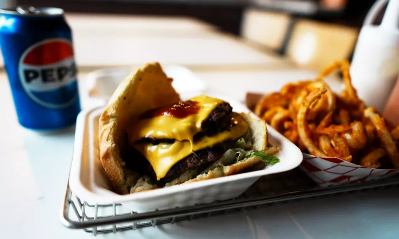 Combo for 1, 3 or 5 People - Burgers, Fries, & Drinks Or $50 Gift Card