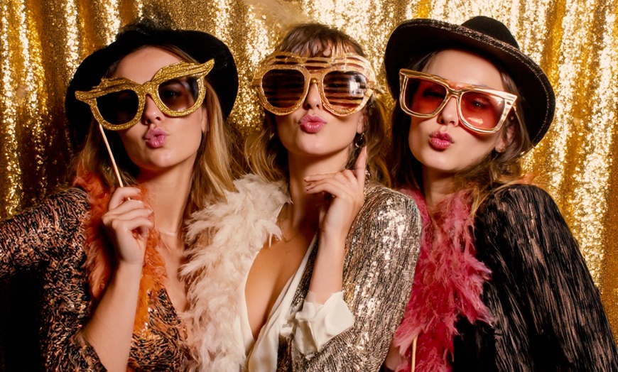 Image 1: Enhance Your Wedding Memories with a 2 or 3-Hours Photo Booth Session