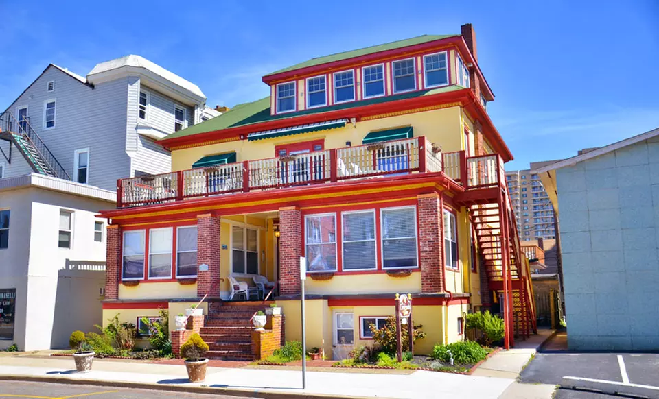 1-Night Stay for Two with Bottle of Wine at The Carisbrooke Inn in Ventnor City, NJ. Valid for Check-in Sunday–Thursday. - Primary Image