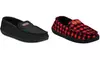 Gaahuu Men's Faux Wool Moccasin Slipper with Velour Lining