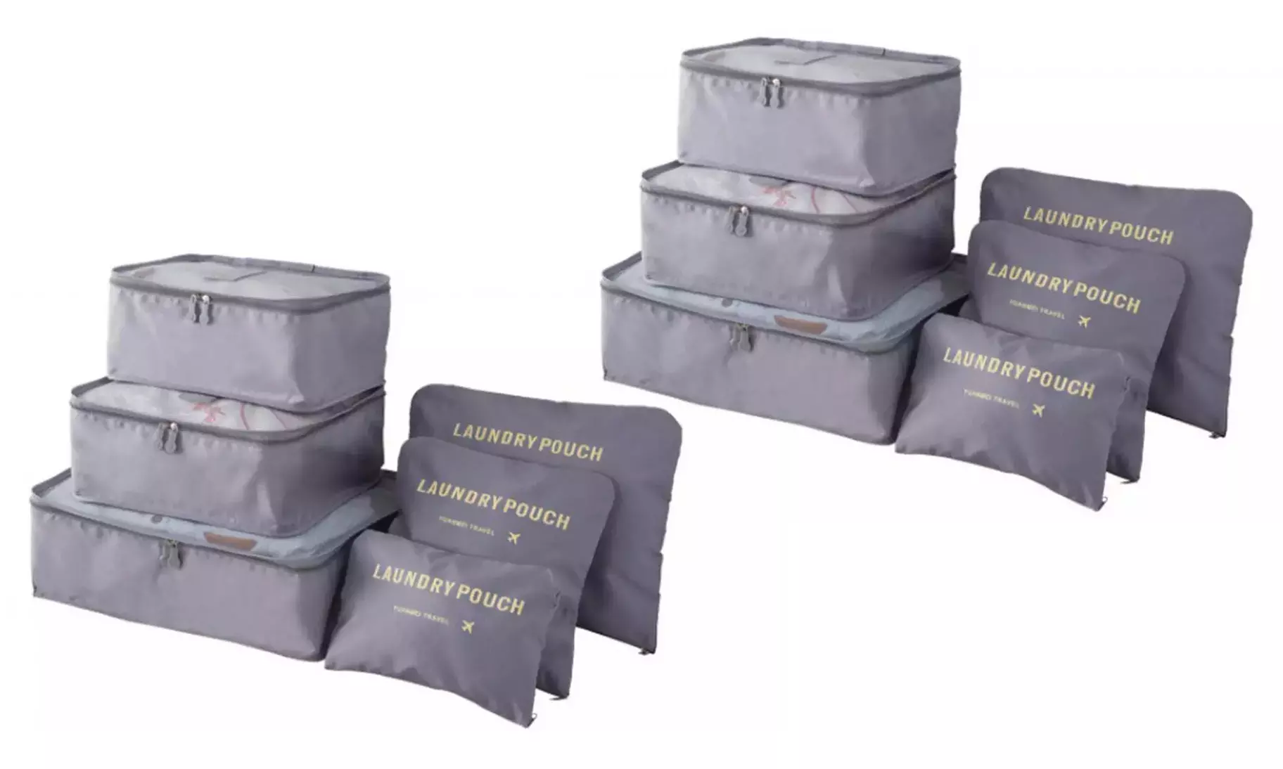 1x oder 2x 6er-Set Gepäck-Organizer