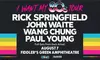 I Want My 80's Tour w/ Rick Springfield, John Waite, Wang Chung & Paul Young on August 7 at 7 p.m.
