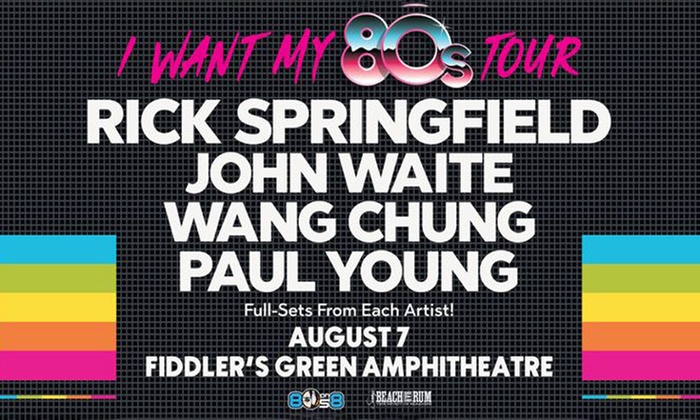 Rick Springfield, John Waite, Wang Chung & Paul Young - Up to 47% Off 