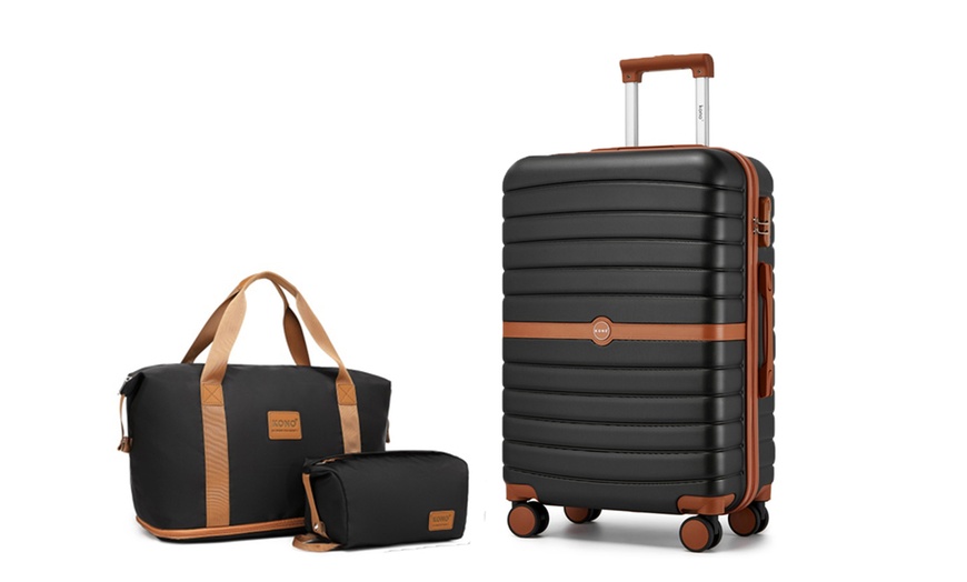 Image 4: 1 o 3 maletas rígidas con bolsa de viaje