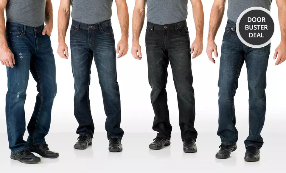 Seven7 Men's Straight Leg Jeans. Multiple Styles Available. Free Returns. - Primary Image