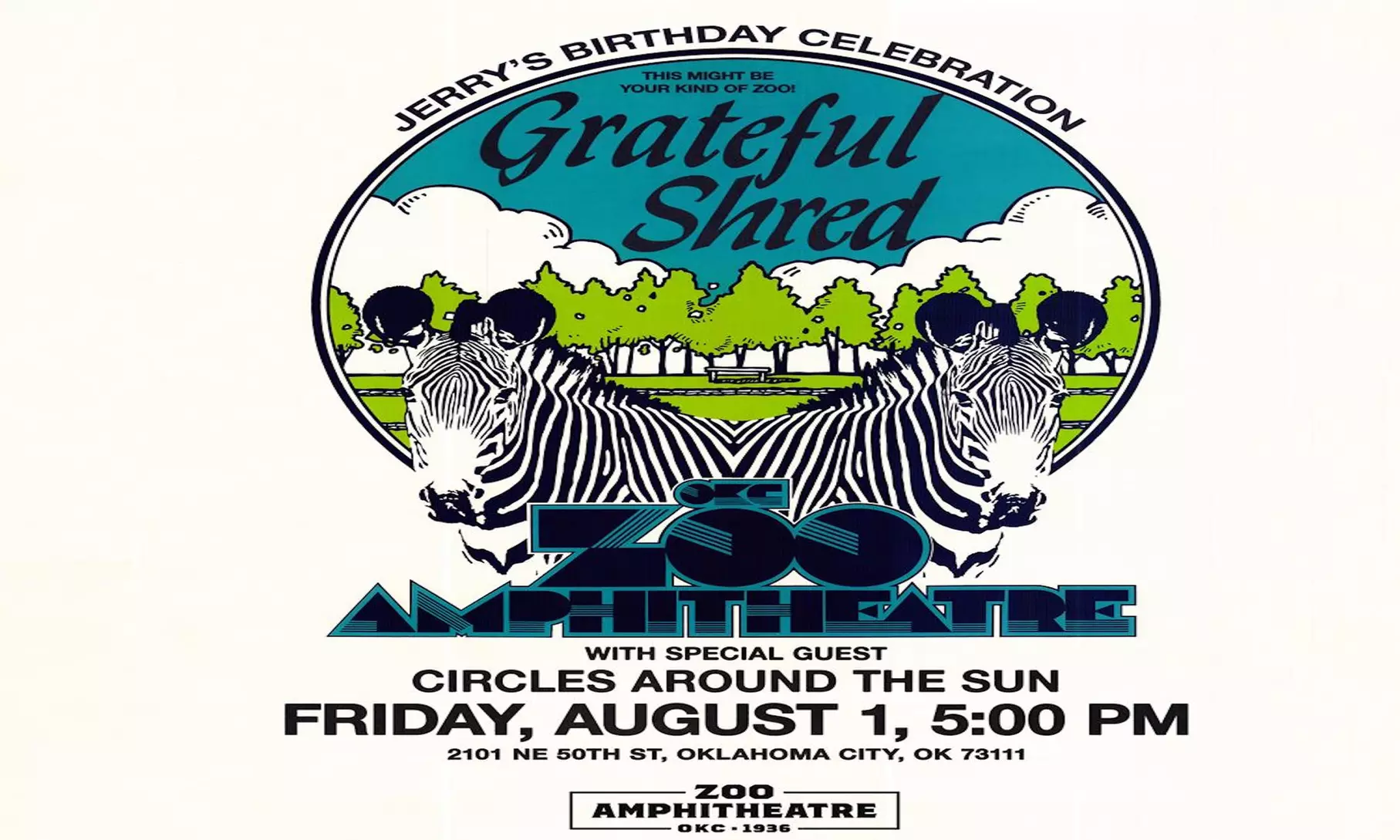 Grateful Shred: Celebrating Jerry Garcia's Birthday W/ Circles Around The Sun (19.82% Off) on 8/1 at 6:30 p.m. - Primary Image