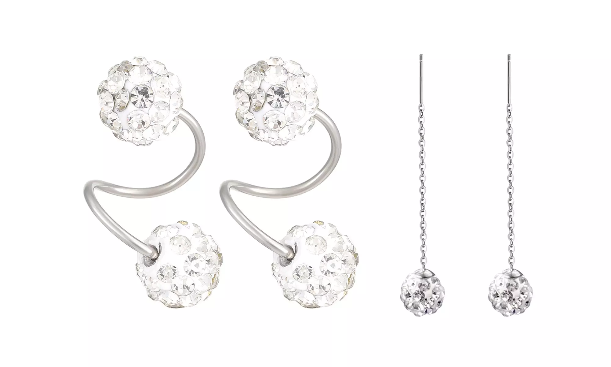 1 ou 2 paires de boucles d'oreilles, modèle au choix