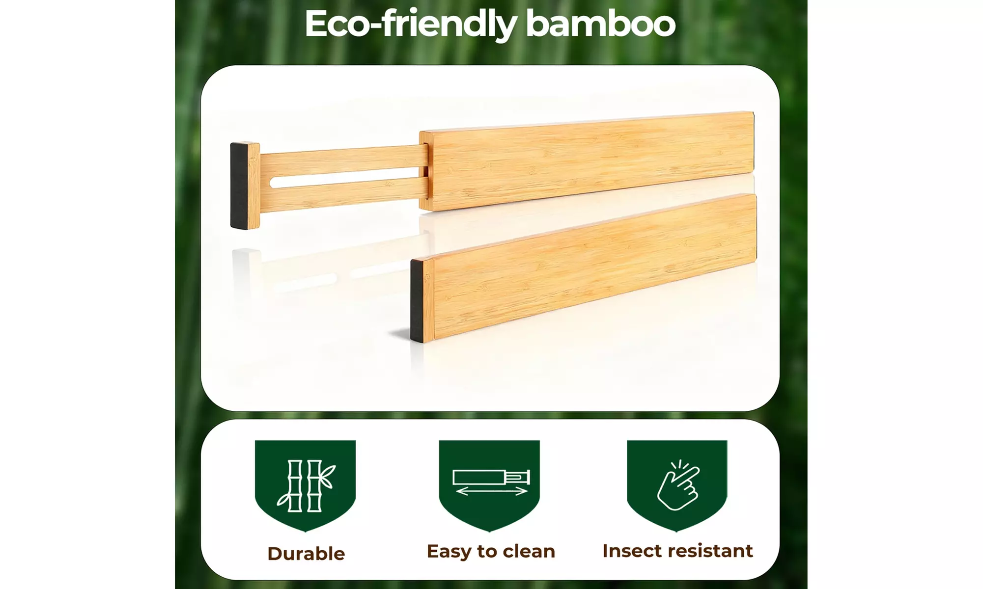 Bamboo Desk Organisers Collection