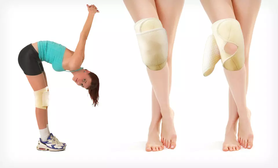 Flexible Magnetic Infrared Knee Support. - Primary Image