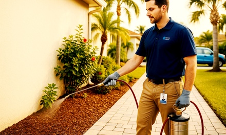 Annual Home Pest Protection — Initial + 3 Seasonal Treatments (Interior & Exterior) - Blue Door Pest Control