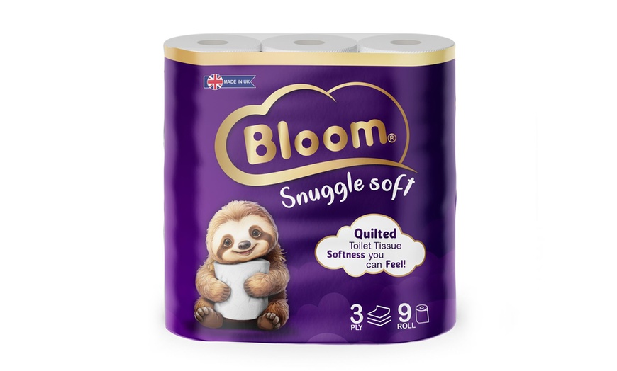 Image 2: Up To 126 Rolls of Bloom Snuggle Soft Quilted Toilet Rolls