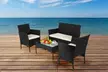 Four Seater Outdoor Garden Rattan Furniture Set - Image 3