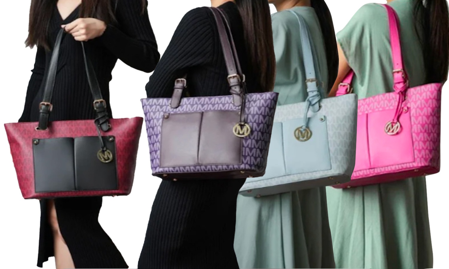 Havenly Vegan Leather Tote Set - Stylish & Functional