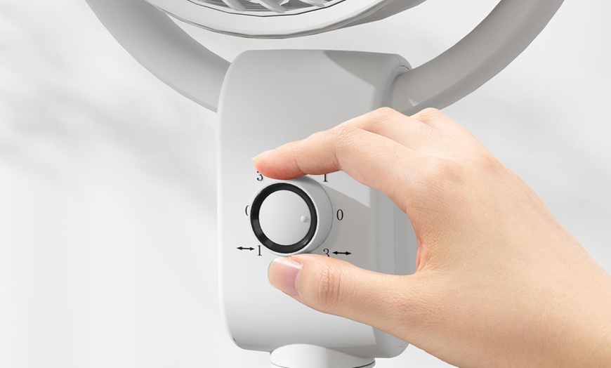 Image 4: HomCom 3 Speed Air Circulator Fan