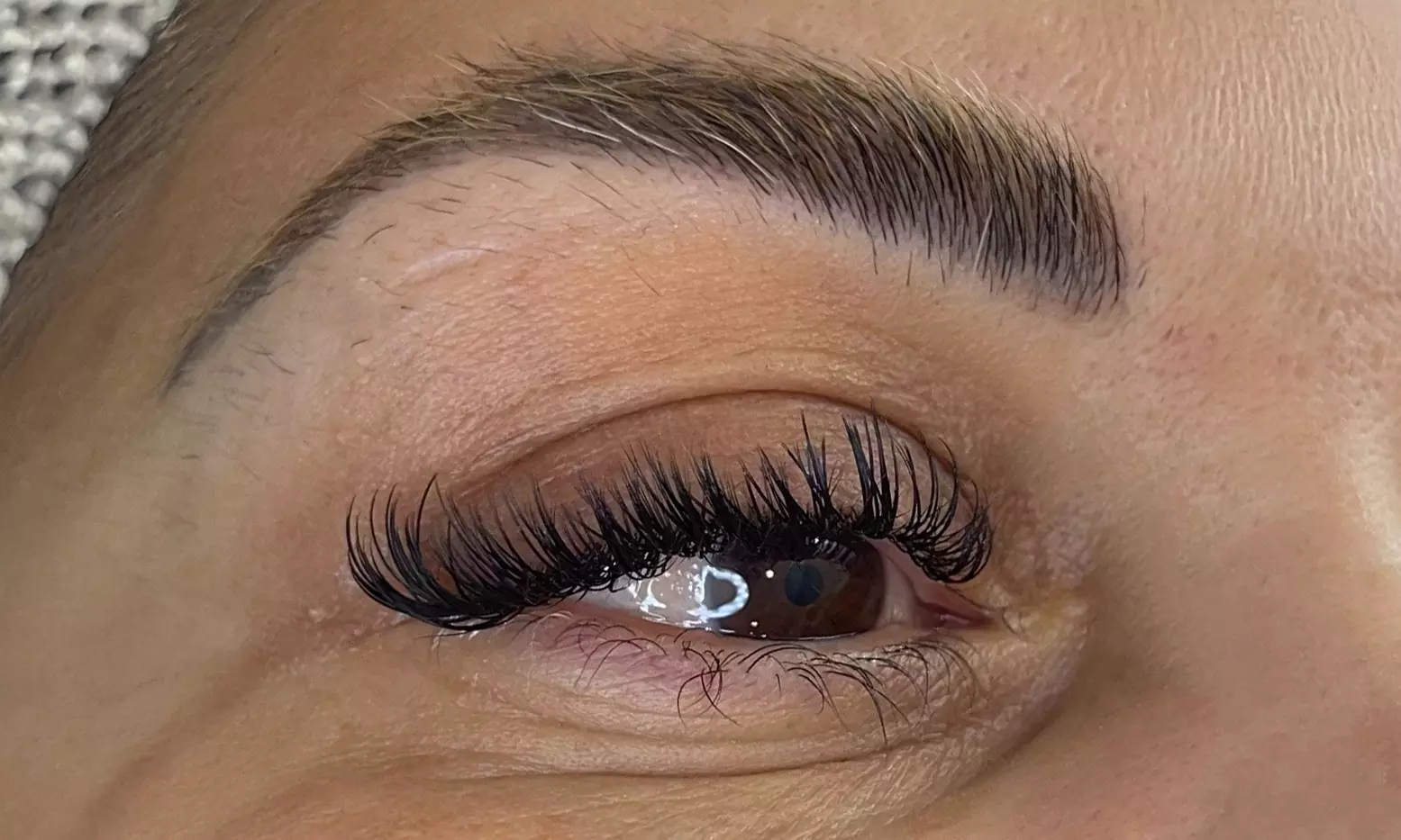 Classic or Volume Full Set of Eyelash Extensions with One Touch-Up