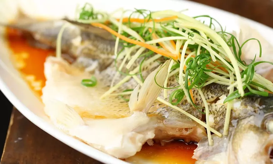 Image 1: Fresh Seafood: Grilled Fish & Chips, Snack Pack or Huon Salmon Sashimi