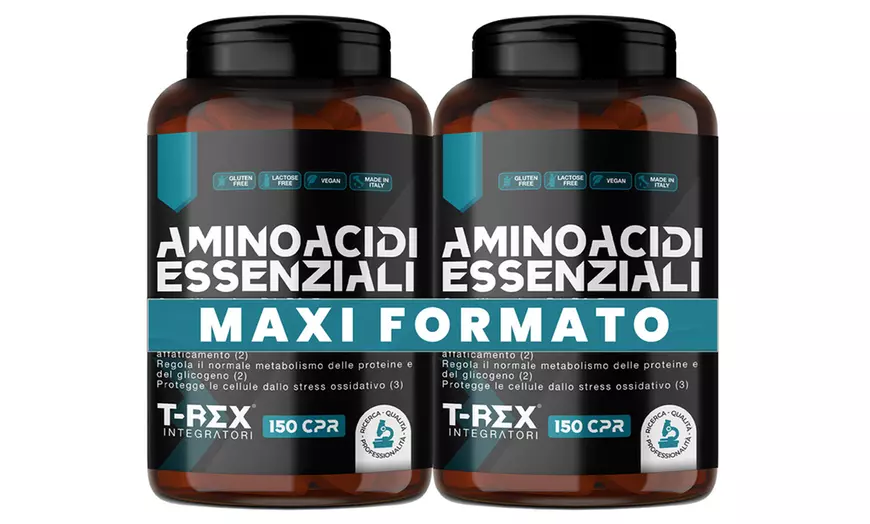 Image 20: Aminoacidi essenziali, glutammina e arginina T-Rex Integratori