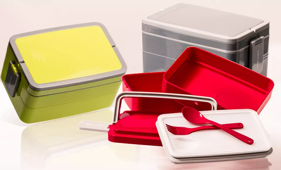 Bento Lunch Box with Handles - Primary Image