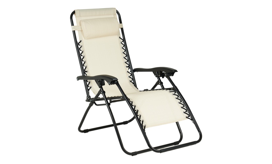 Image 5: Tumbona de exterior ligera y plegable