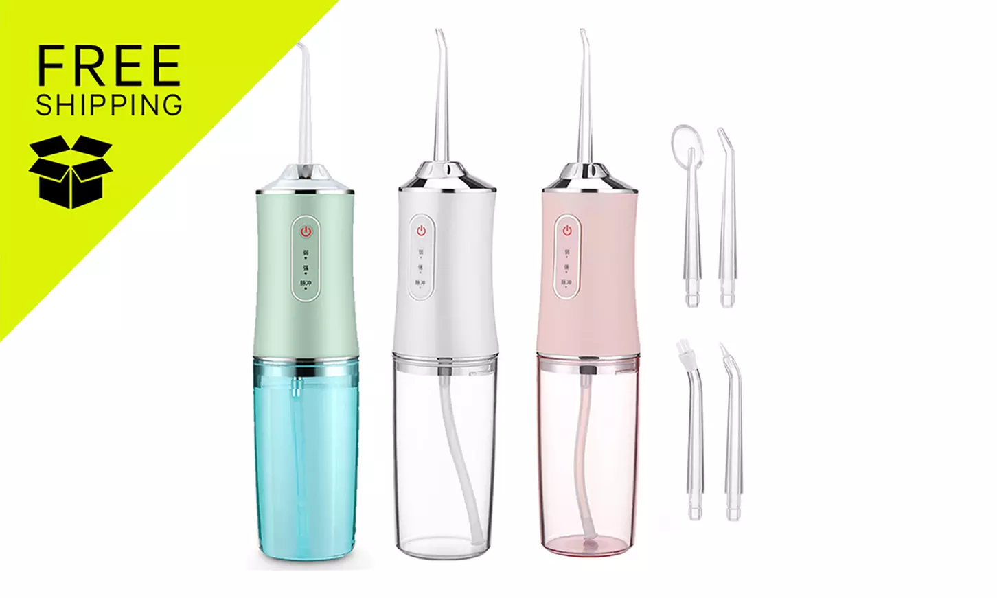Water Flosser with Four Nozzles: 1Pcs from Sensual Sale (Up to 65% Off) - Primary Image