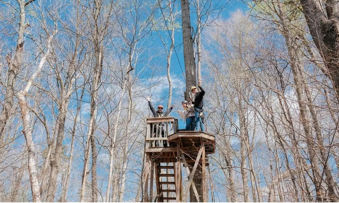 Canopy Zipline Tour in Nashville West with 9 Ziplines!
