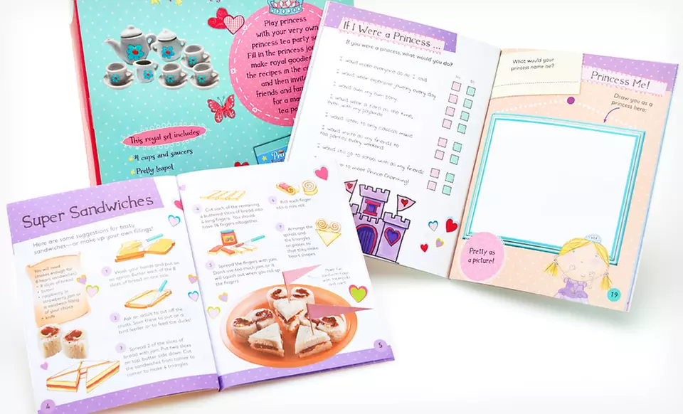 $7.99 for a Parragon Books 13-Piece Princess Tea Party Play Set ($12.99 List Price). Free Returns. - Second Medium