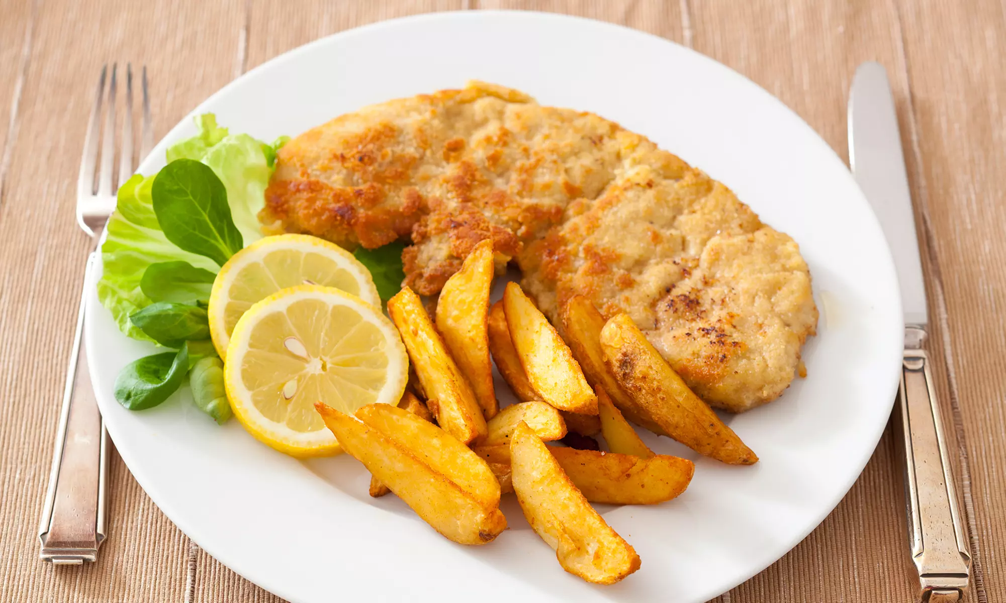 3-Gänge-Menü mit Wiener Schnitzel für 2 oder 4 Personen