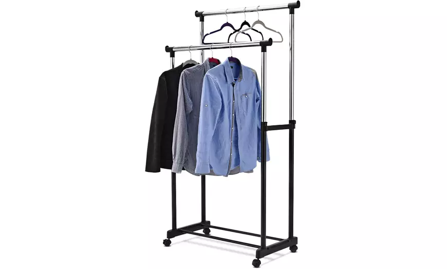 Image 4: Porte-vêtements mobile