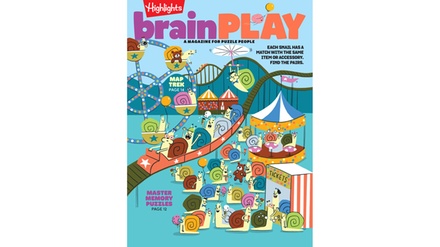One-Year Print Subscription to brainPLAY Magazine - Blue Dolphin Magazines