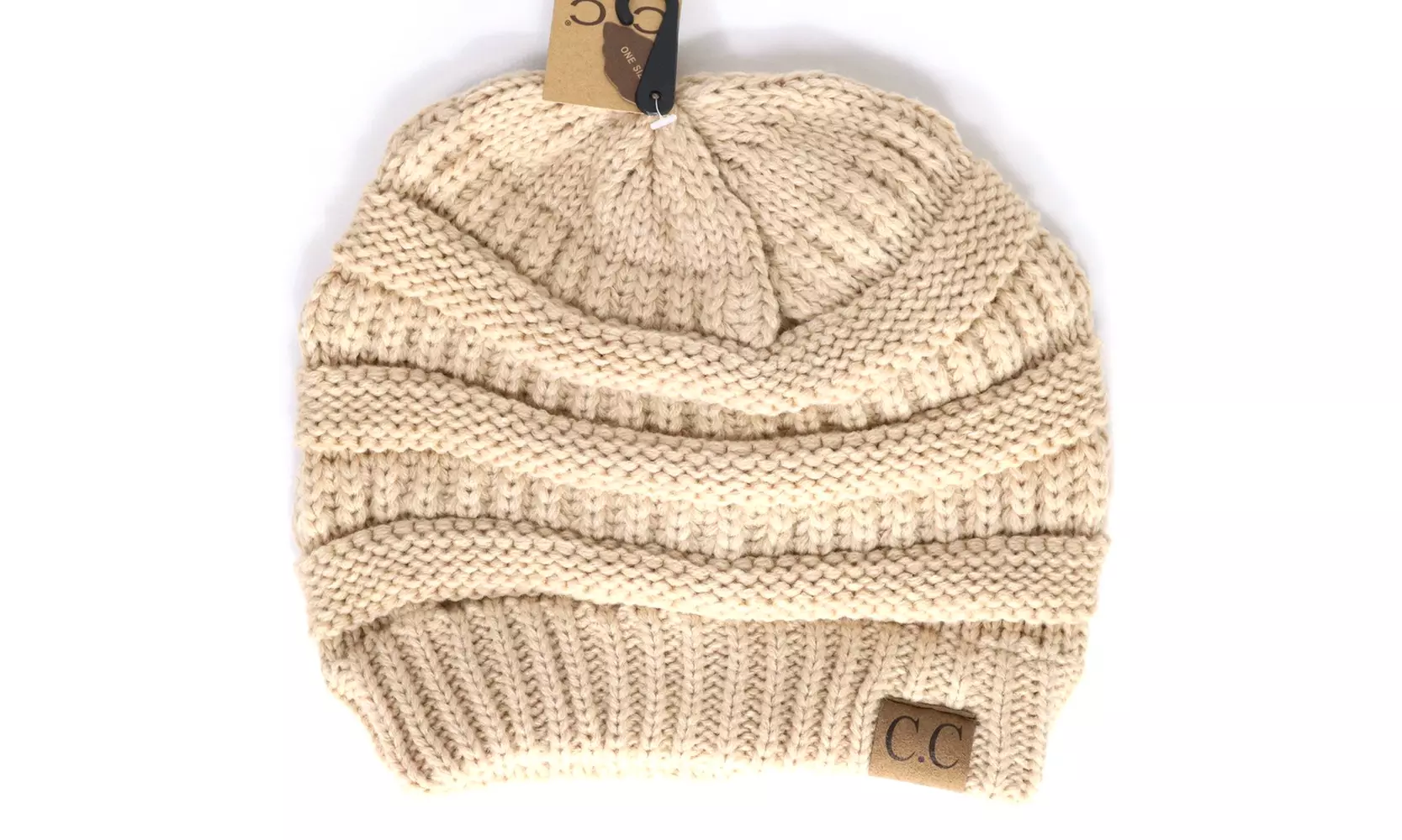 Cheveux Corp. Women's Solid Classic CC Beanie