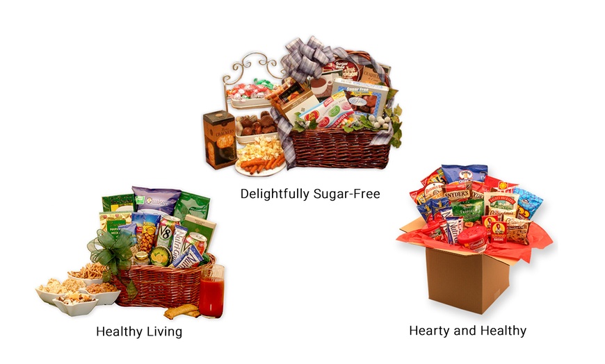 Image 2: Blooms Today Gourmet Gift Baskets with Delivery Included! (Up to 60% Off)