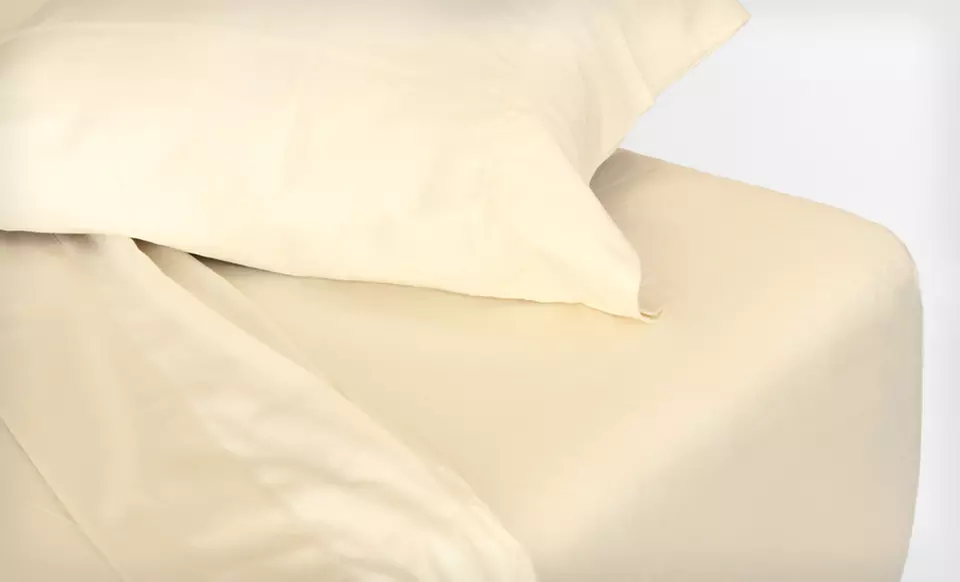 Espalma 325-Thread-Count Four-Piece Organic Cotton Sheets Set (Up to 77% Off). Multiple Colors and Sizes Available. - Primary Image