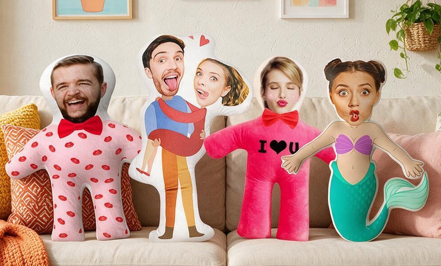 Image 2: Up to 75% Off Personalized Face Pillows from Justyling