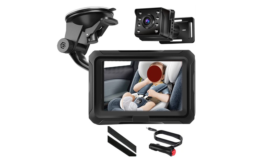 Image 2: 1080P HD Car Kids Monitor