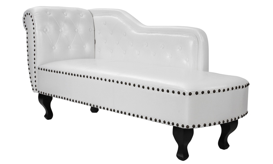 Image 20: Chesterfield Style Chaise Longue
