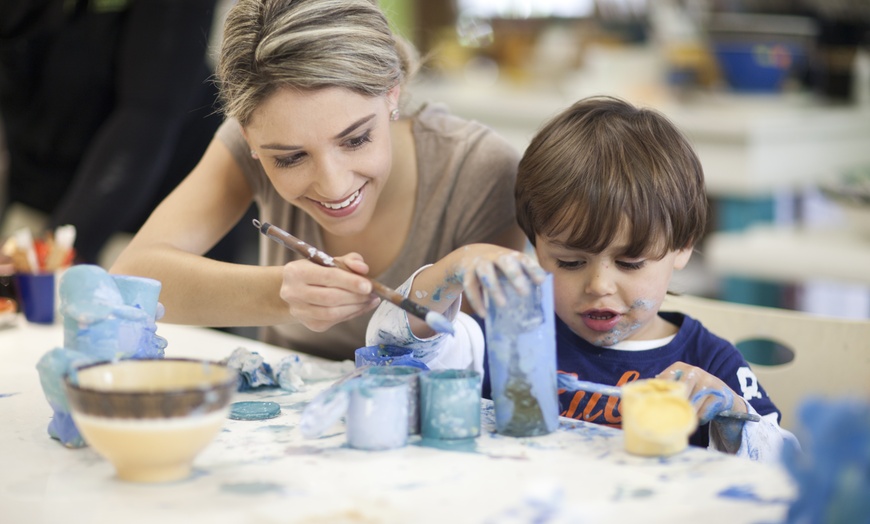 Image 1: Up to 37% Off on Children's Party / Event at Ceramic Art Cafe