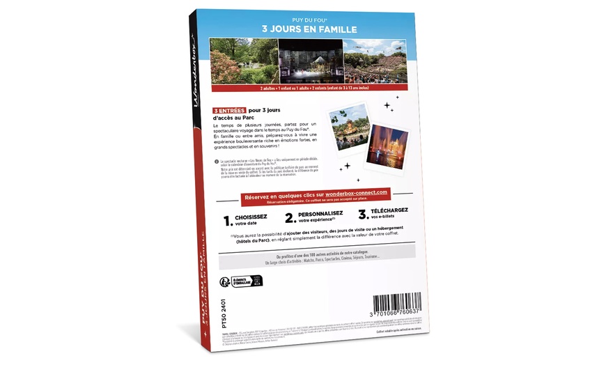 Image 12: 1, 2, ou 3 journées au Puy du Fou avec Wonderbox Connect