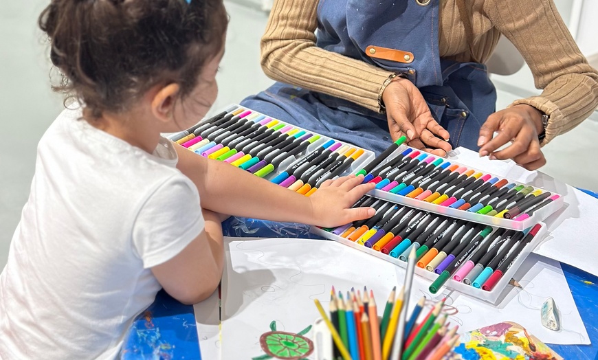 Image 2: 1, 3, or 5 Sessions: After School Camp or Little Artist for Kids