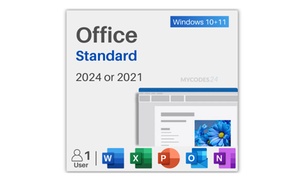 Microsoft Office 2024 or 2021 Standard for Windows PC Microsoft Office 2024 or 2021 Standard for Windows PC