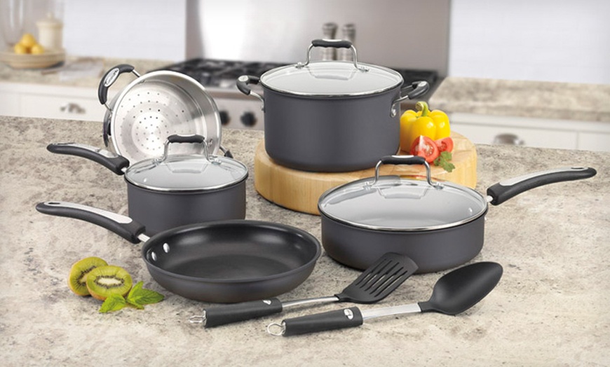 Cuisinart 10-Piece Cookware Set | Groupon Goods