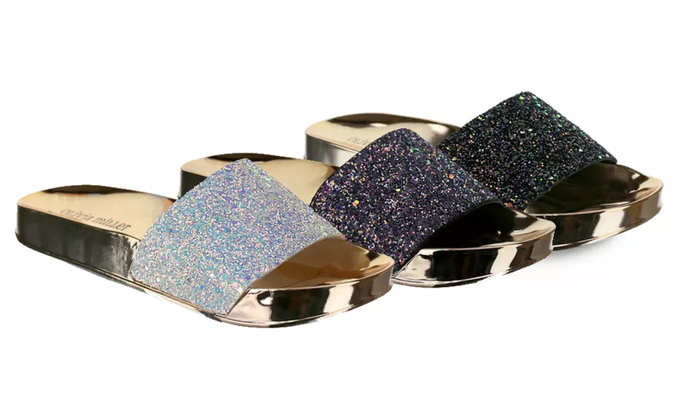 Olivia Miller Women's Fashion Pool Slides - Primary Image
