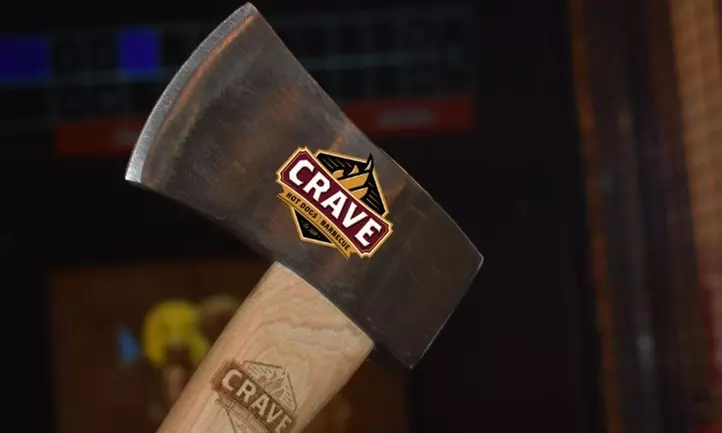 #BEATTHECRAVING with Hot Dogs, BBQ, Drinks & Axe-Throwing Fun