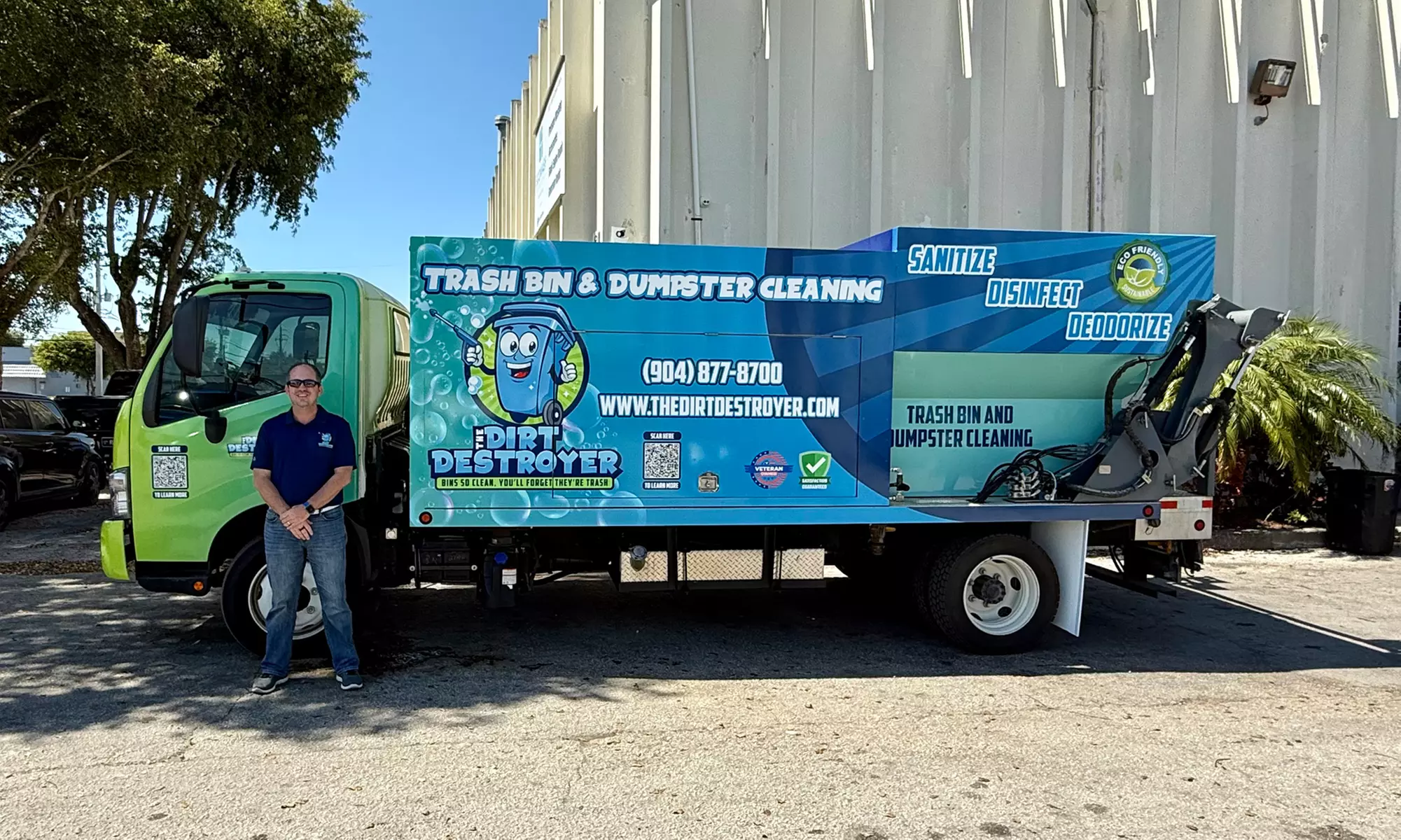 Refresh Your Space with One Time Trash Bin Cleaning - 1 or 2 Bins at The Dirt Destroyer ( Up to 50% Off ) - Primary Image