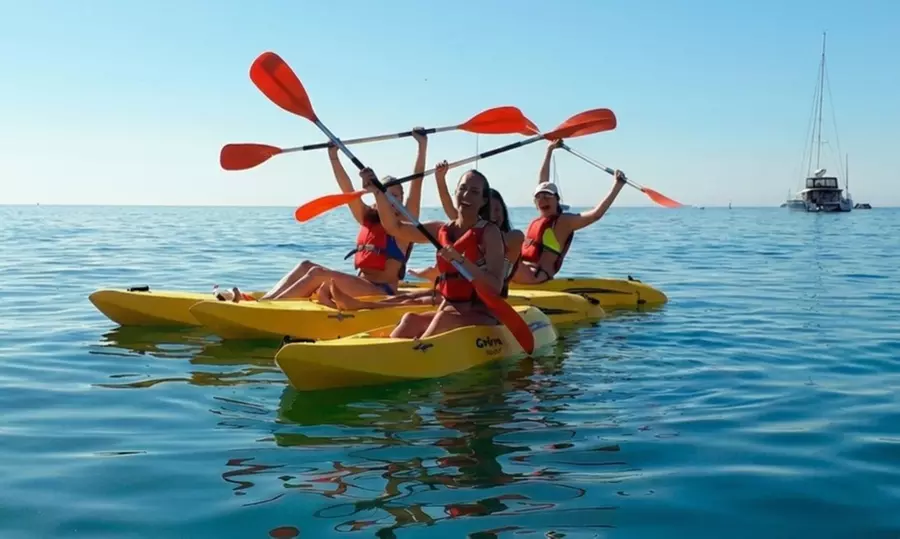 Alquiler de kayak individual 1 h para 1, 2 o 4 personas