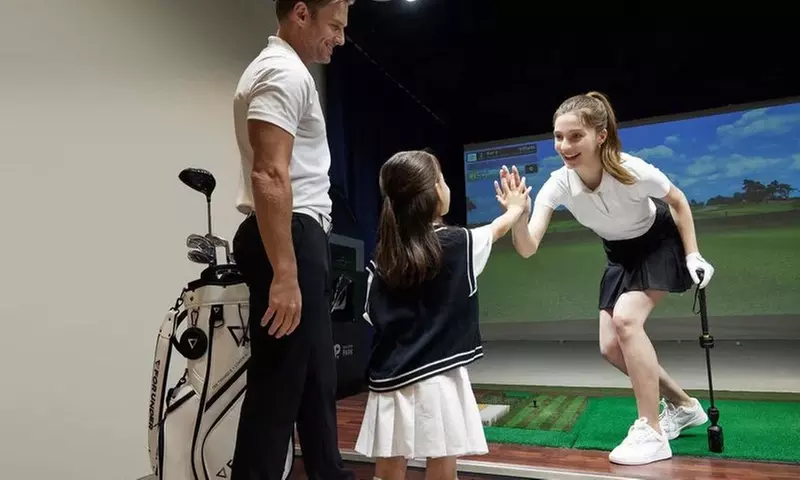 Relish in Fun: One, Two or Three-Hour Virtual Golf for Up to Six