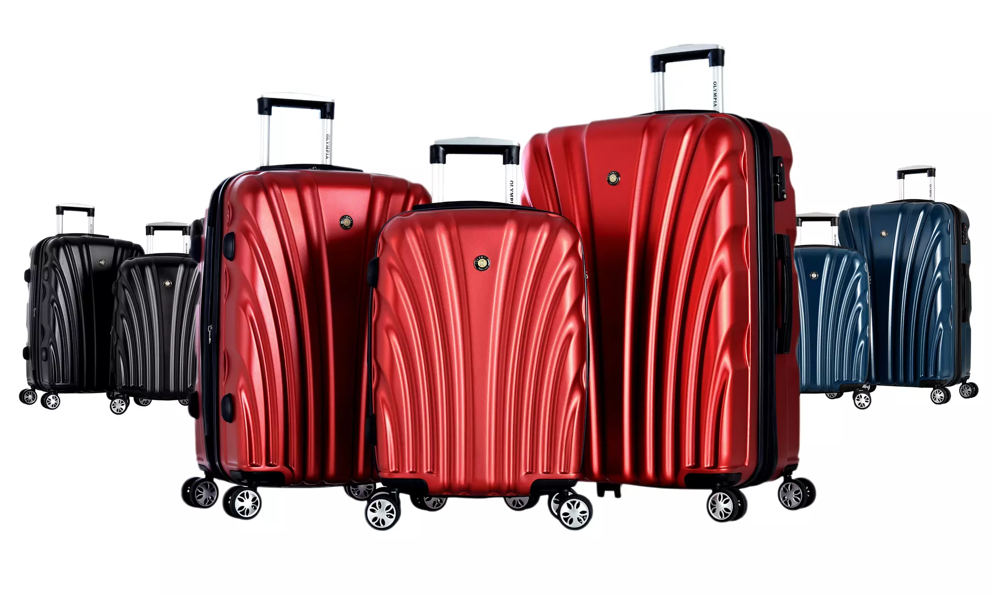 Olympia USA Vortex Eco-friendly 3-Piece Luggage Set - Primary Image